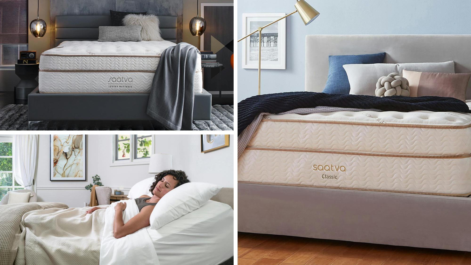 Saatva, Memorial Day sale, mattress, mattresses, sale, hotel-worthy mattresses, Saatva Classic, hybrid mattress, Saatva Contour5, memory foam mattress, cooling mattress, white glove delivery, free mattress removal, in-room delivery, professional setup, Memorial Day 2025, sleep, comfort, support, Euro pillow top, dual-coil design, pressure relief, motion isolation, 180-night home trial, warranty, Friends for Life warranty, mattress replacement, mattress repair
