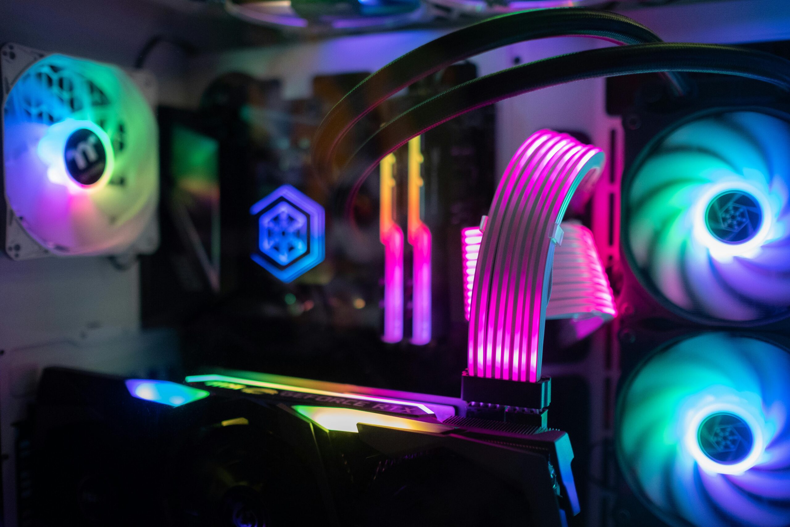 RGB lighting, PC gaming, gaming rig, computer build, RGB problems, RGB synchronization, LED strips, PC performance, GPU temperature, minimalist PC build, PC hardware, Dominic Bayley, PCWorld, tech enthusiast, Cyberpunk 2077, Oblivion Remastered, RTX 4070
