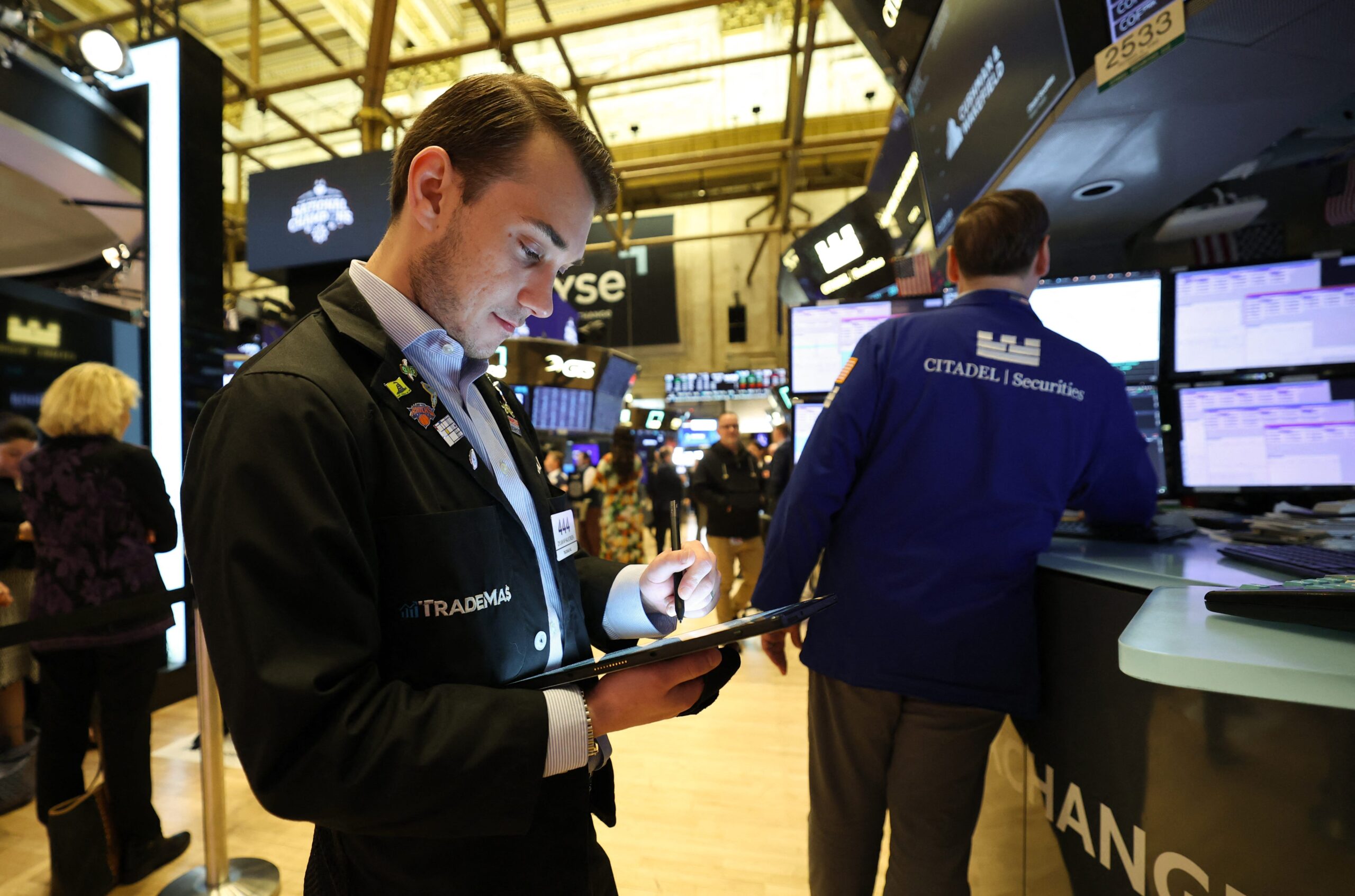 U.S. stock futures, trade deal, Donald Trump, UK trade agreement, tariffs, U.S.-China trade negotiations, Scott Bessent, Jamieson Greer, stock market, Dow, S&P 500, Nasdaq, Medora Lee
