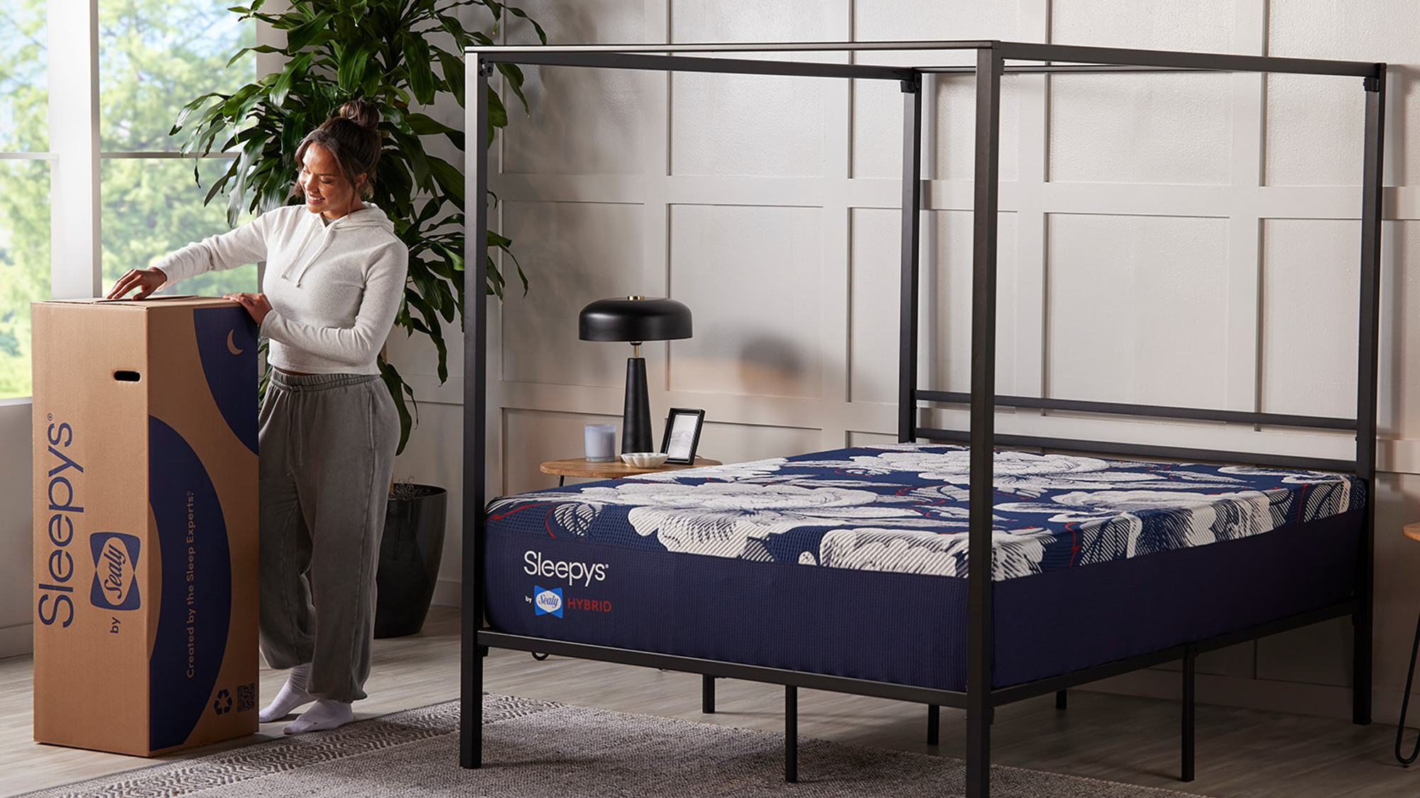 Mattress Firm, Sleepys By Sealy, Hybrid HD Firm Mattress, Memorial Day sale, mattress deals, adjustable base, cooling mattress, back sleepers, stomach sleepers, spinal alignment, memory foam, ViscoBoost HD, Anti-Sag technology, free shipping, low price guarantee, 120-night sleep trial, sleep experts, mattress review, bedroom upgrade, ELEVATE code, military discount, 2025 mattress sales
