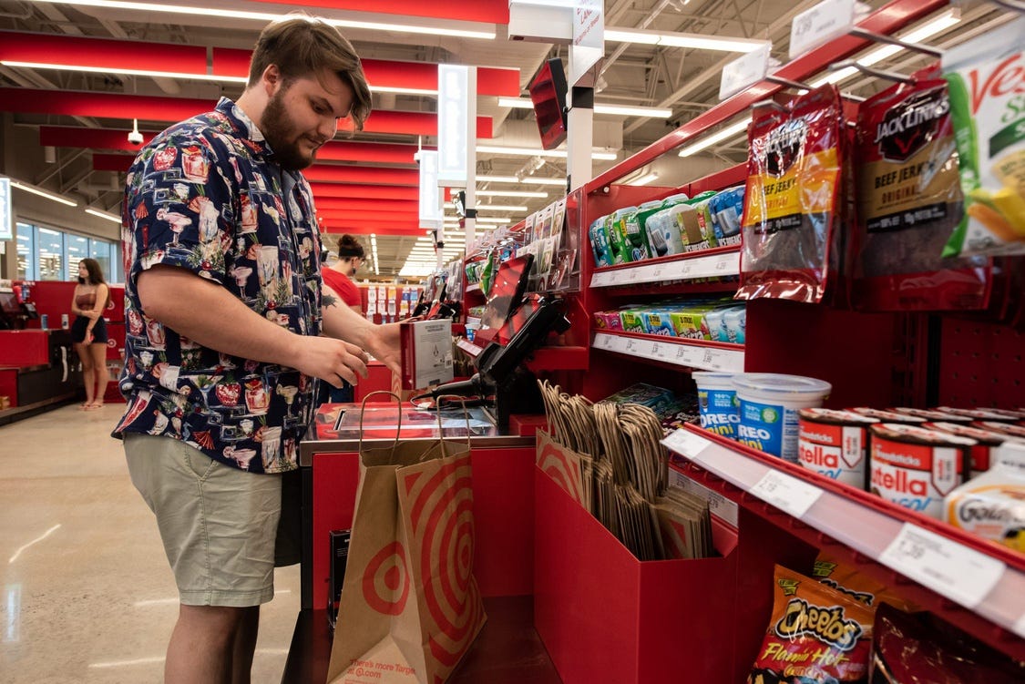 Consumer news, self checkout, cashier, retail, Donald Trump, trade deal, United Kingdom, UK, China, Mexico, Canada, Zac Anderson, Rachel Barber, McDonalds, Krispy Kreme, doughnuts, Daily Money, USA TODAY, financial news
