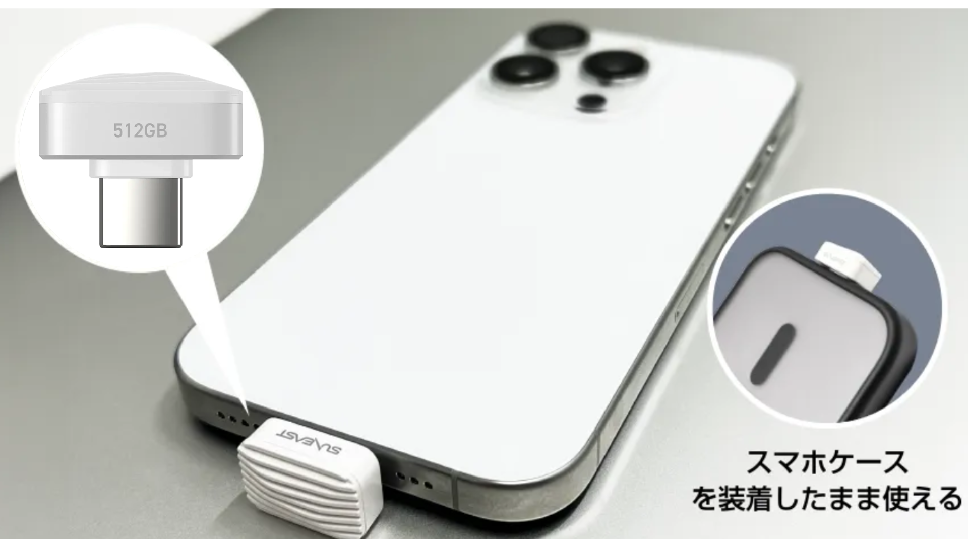 SunEast USB-C solid-state drive, tiny SSD, 512GB storage, mobile storage, phone storage, tablet storage, USB 3.2 Gen 1, portable storage, travel tech, Michael Simon, PCWorld, tech review, digital storage, external storage, Japanese technology, Library of Congress storage, compact SSD, fast transfer speeds
