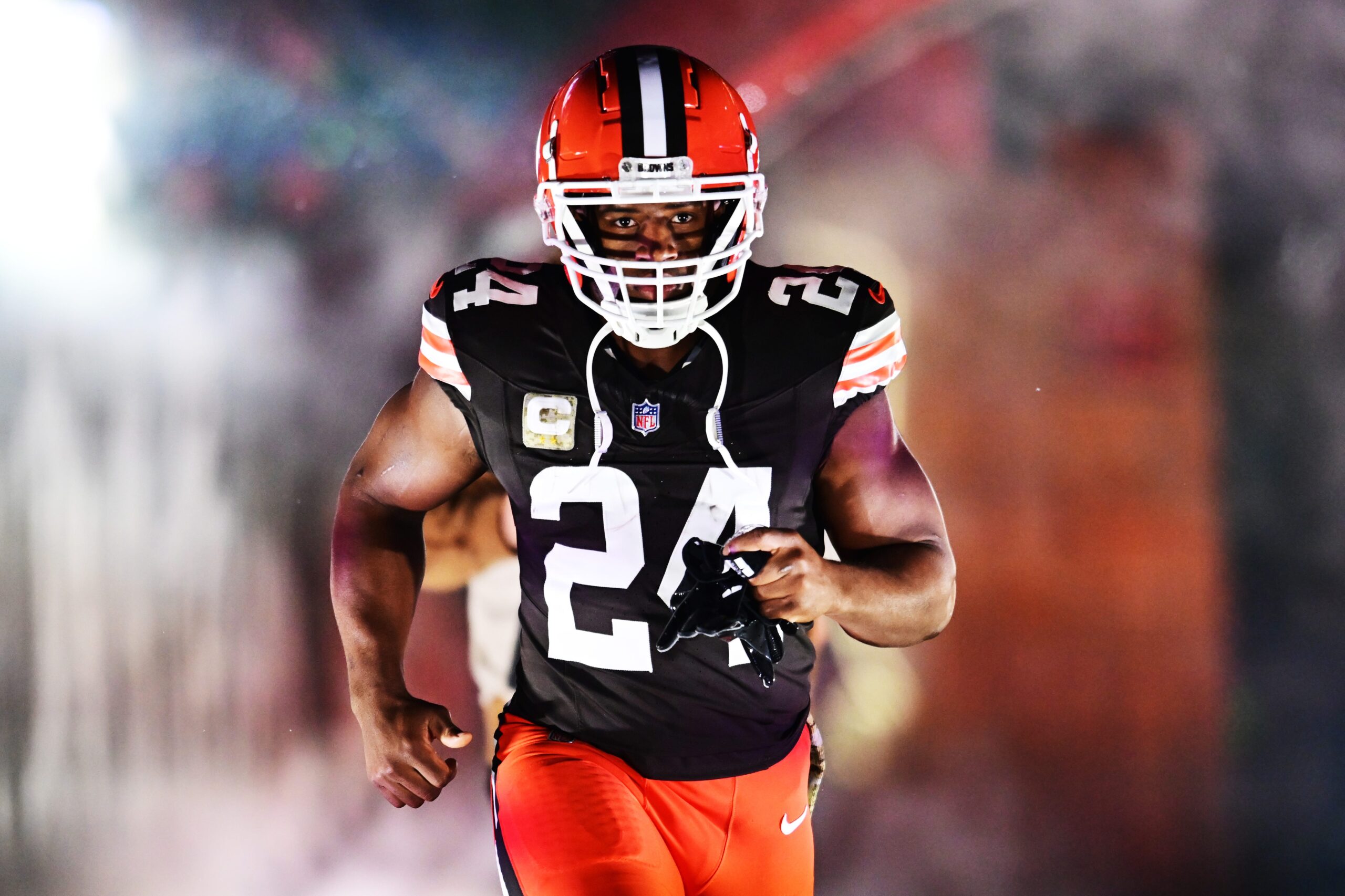 Nick Chubb, Cleveland Browns, Andrew Berry, NFL, free agent, running back, injury, Jerome Ford, Quinshon Judkins, Dylan Sampson, Pierre Strong Jr., 2025 NFL season, Browns roster, NFL rumors, NFL free agency
