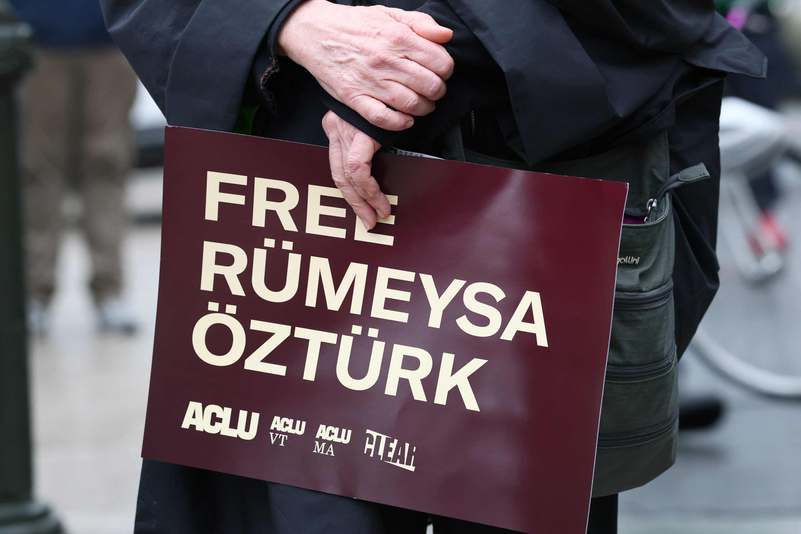 Trump administration, ICE, Rümeysa Öztürk, visa revocation, First Amendment, due process, Tufts University, Gaza, Israel, Hamas, Judge William Sessions III, detention, free speech, immigration, political news, The Logoff, Vox, news, politics, current events
