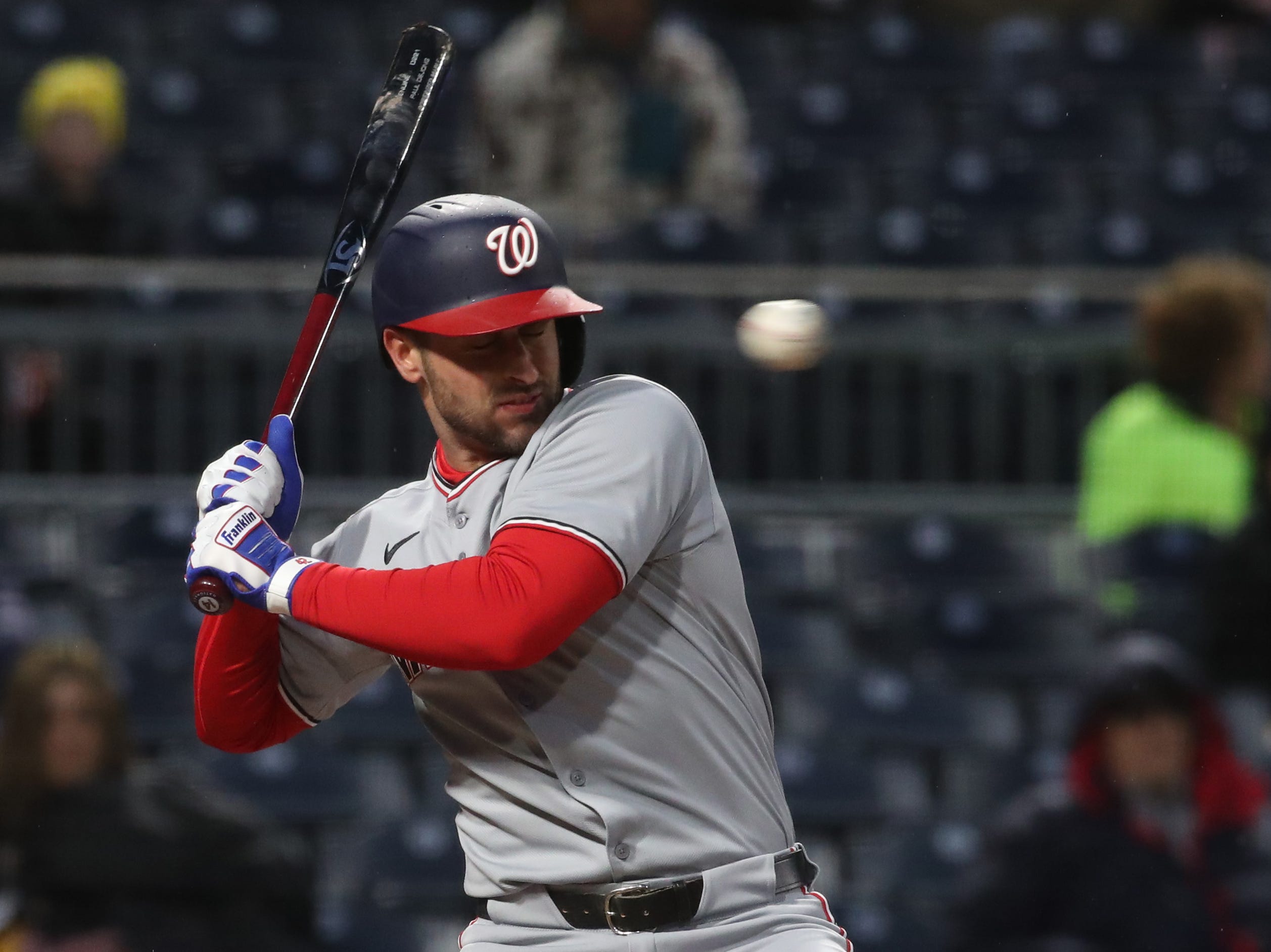 Paul DeJong, Washington Nationals, injury, hit-by-pitch, baseball, Mitch Keller, Pittsburgh Pirates, facial fracture, recovery, Kevin Pillar, mental health, comeback, MLB, sports
