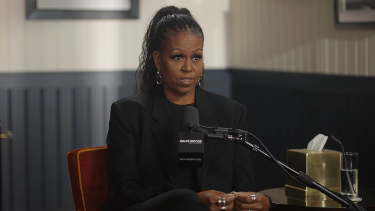 Michelle Obama, Tina Knowles, parenting, friendship, children, Malia Obama, Sasha Obama, podcast, IMO with Michelle Obama & Craig Robinson, Julie Banderas, gratitude, Beyonce, advice, family, relationships
