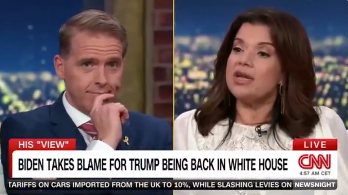 CNN, Scott Jennings, Ana Navarro, Joe Biden, Kamala Harris, The View, Amie Parnes, Jonathan Allen, Fight: Inside the Wildest Battle for the White House, no daylight, political commentary, media bias, journalism, reporting, lies, truth, debate, 2024 election, Abby Phillip, X, social media, political news
