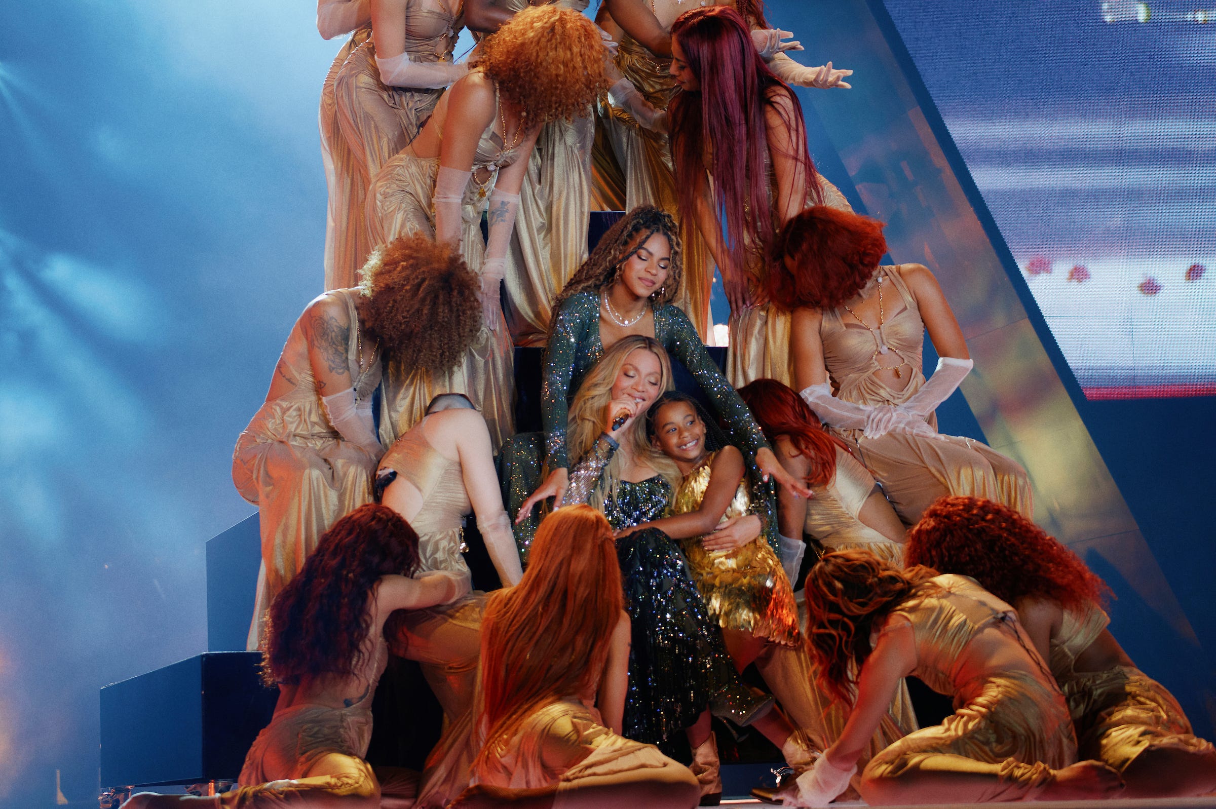 Blue Ivy Carter, Beyoncé, Jay-Z, Cowboy Carter, Rodeo Chitlin Circuit Tour, Manager Blue, concert tour, backup dancer, Renaissance World Tour, SoFi Stadium, music, pop culture, celebrity kids
