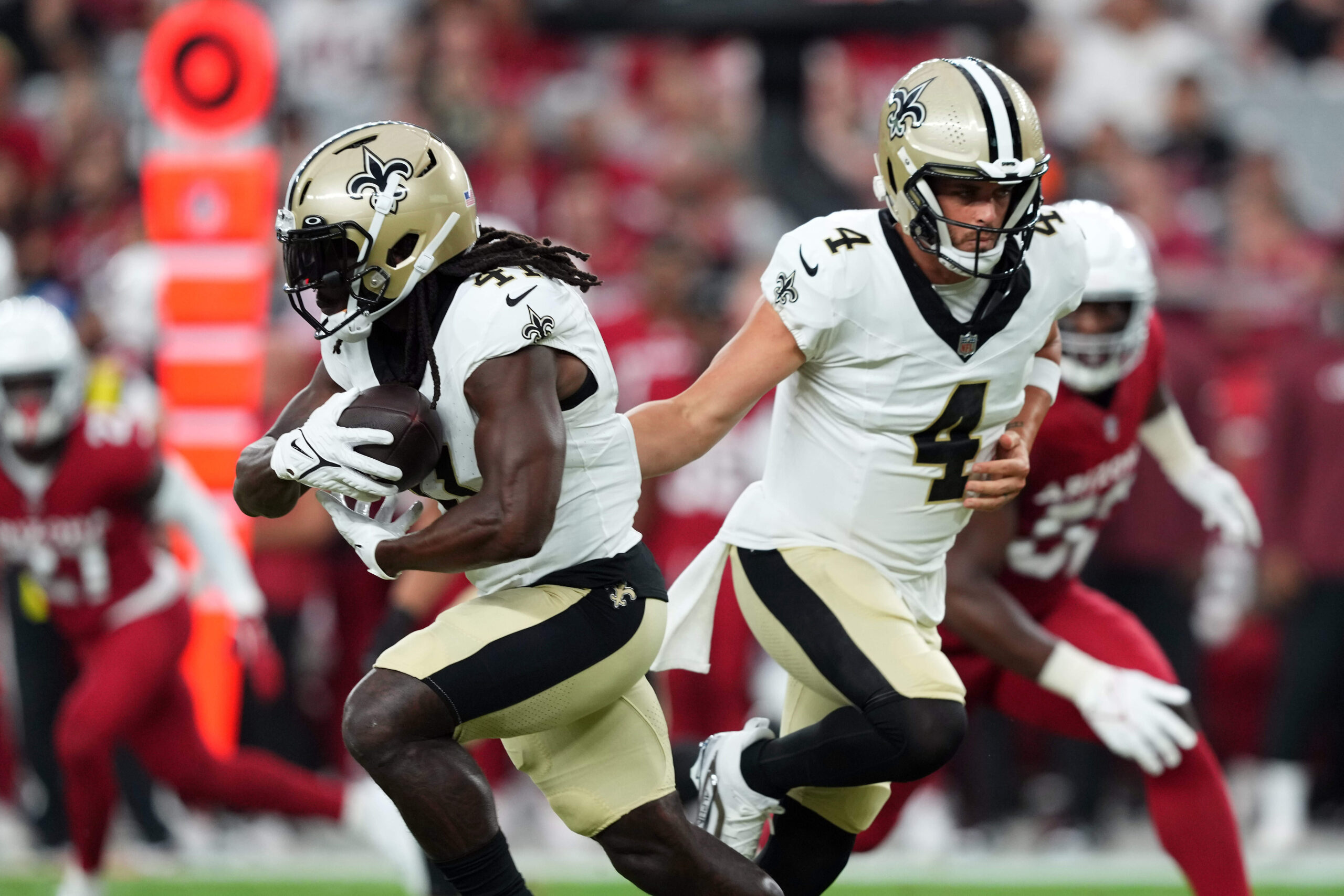 Derek Carr, New Orleans Saints, NFL, retirement, quarterback, injuries, Shough, NFC South, Arch Manning, Mickey Loomis, Kellen Moore, Raiders, draft, 2025 NFL Draft, 2026 NFL Draft
