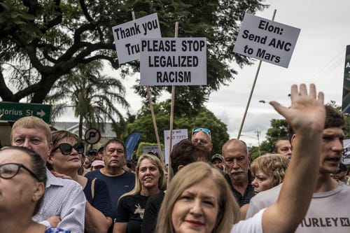 Donald Trump, South Africa, Afrikaners, refugees, racial discrimination, Expropriation Act, land seizure, apartheid, Stephen Miller, Elon Musk, Cyril Ramaphosa, US Refugee Admissions Program, persecution, race-based persecution, South Africa aid, South Africa land act
