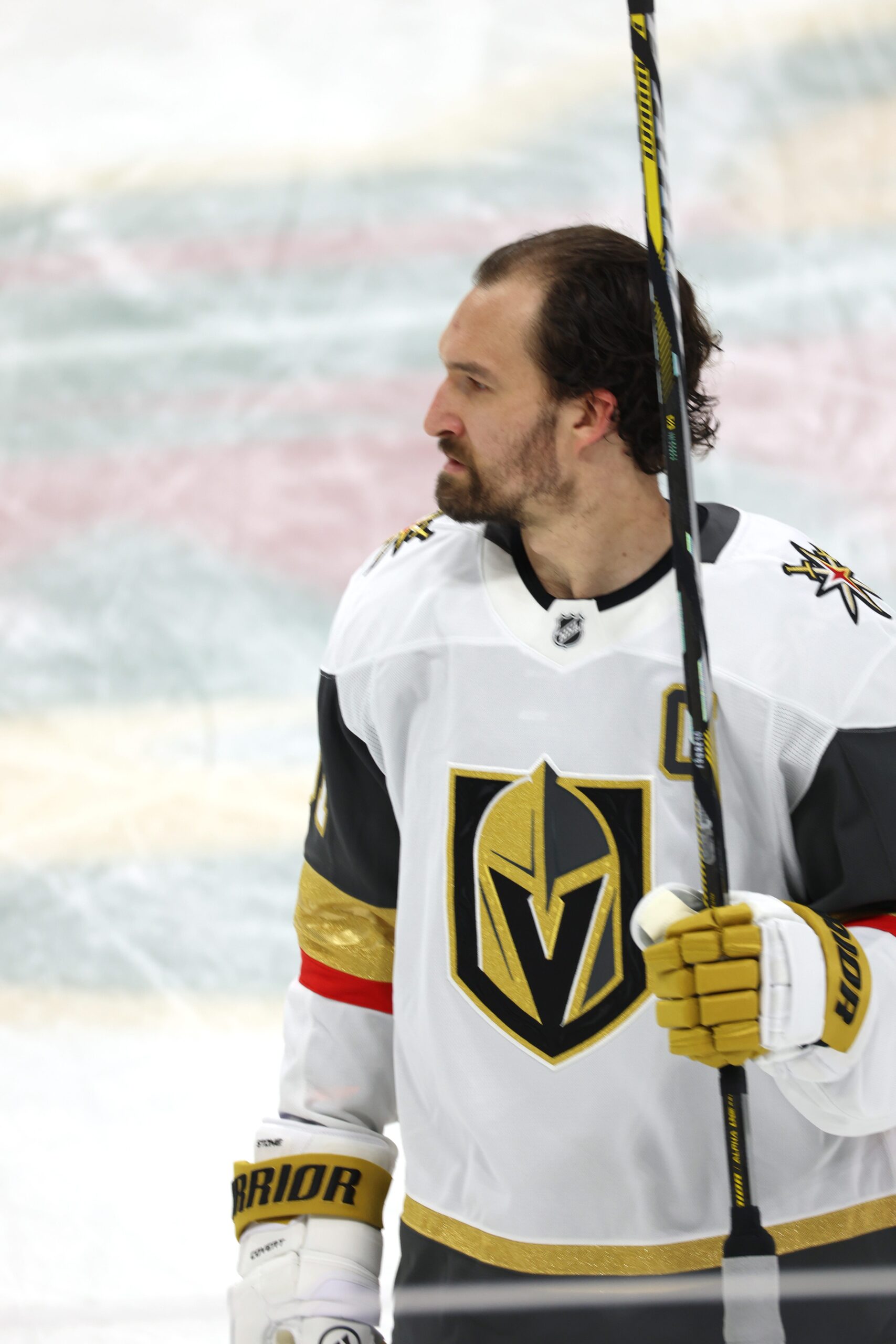Vegas Golden Knights, Mark Stone, injury, Edmonton Oilers, NHL Playoffs, Game 3, Reilly Smith, buzzer-beater, Corey Perry, Pavel Dorofeyev, Brayden McNabb, Stuart Skinner, Calvin Pickard, hockey, upper-body injury

