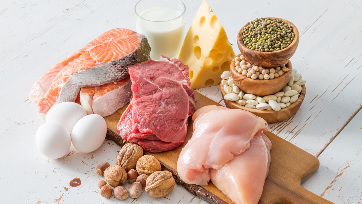 high-protein diet, MAGA, manosphere, protein mania, masculinity, anti-feminism, Donald Trump, Joe Rogan, Theo Von, Andrew Huberman, Mary Katharine Ham, nutrition, carnivore diet, anabolic steroids, red meat, muscle growth, health, fitness, weightlifting, gender roles, political polarization
