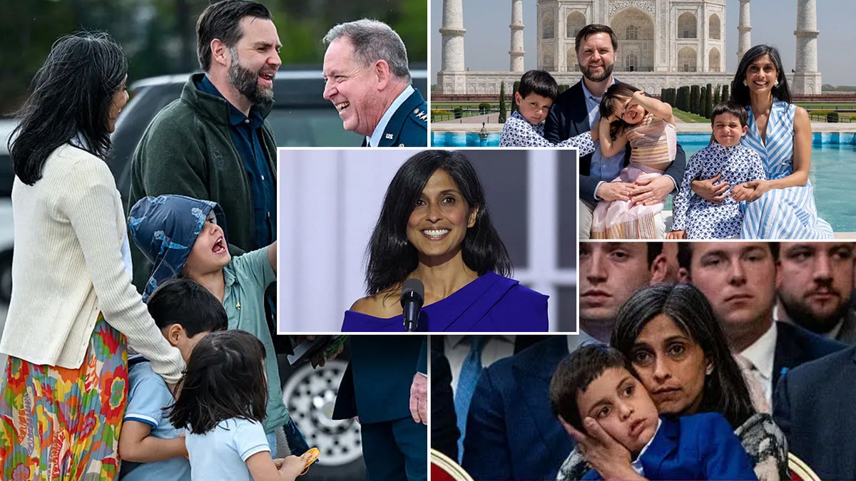 Usha Vance, Second Lady, Mother's Day, JD Vance, Melania Trump, Fox News, Military Moms, Family, Parenting, Hazelnut Brown Butter Cake, Lakshmi Chilukuri, Ainsley Earhardt, Munger Tolles and Olson, Ewan Vance, Vivek Vance, Mirabel Vance, Yale Law School, Donald Trump
