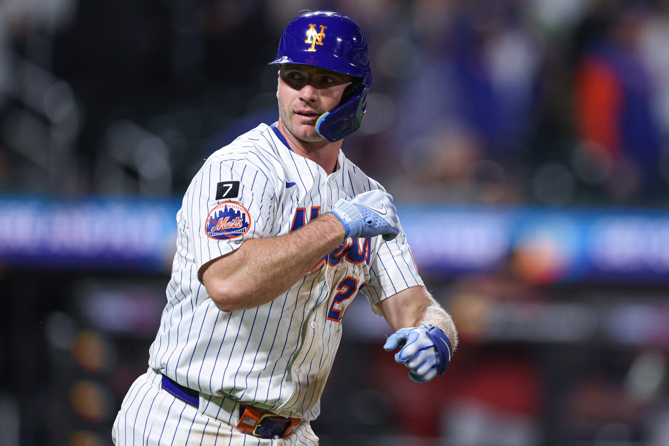 Pete Alonso, New York Mets, MLB, baseball, Steve Cohen, David Stearns, free agency, Scott Boras, Juan Soto, Francisco Lindor, NL Player of the Month, contract, trade rumors, Luis Robert, Blake Tidwell, Kyle Tucker, Shohei Ohtani, Rōki Sasaki, Dodgers, Rafael Devers, Red Sox, Nolan Arenado, Cardinals, Pirates, Don Kelly, Diamondbacks, Corbin Carroll, Padres, Trent Grisham, MLB rumors, MLB news, baseball analysis, sports, USA Today
