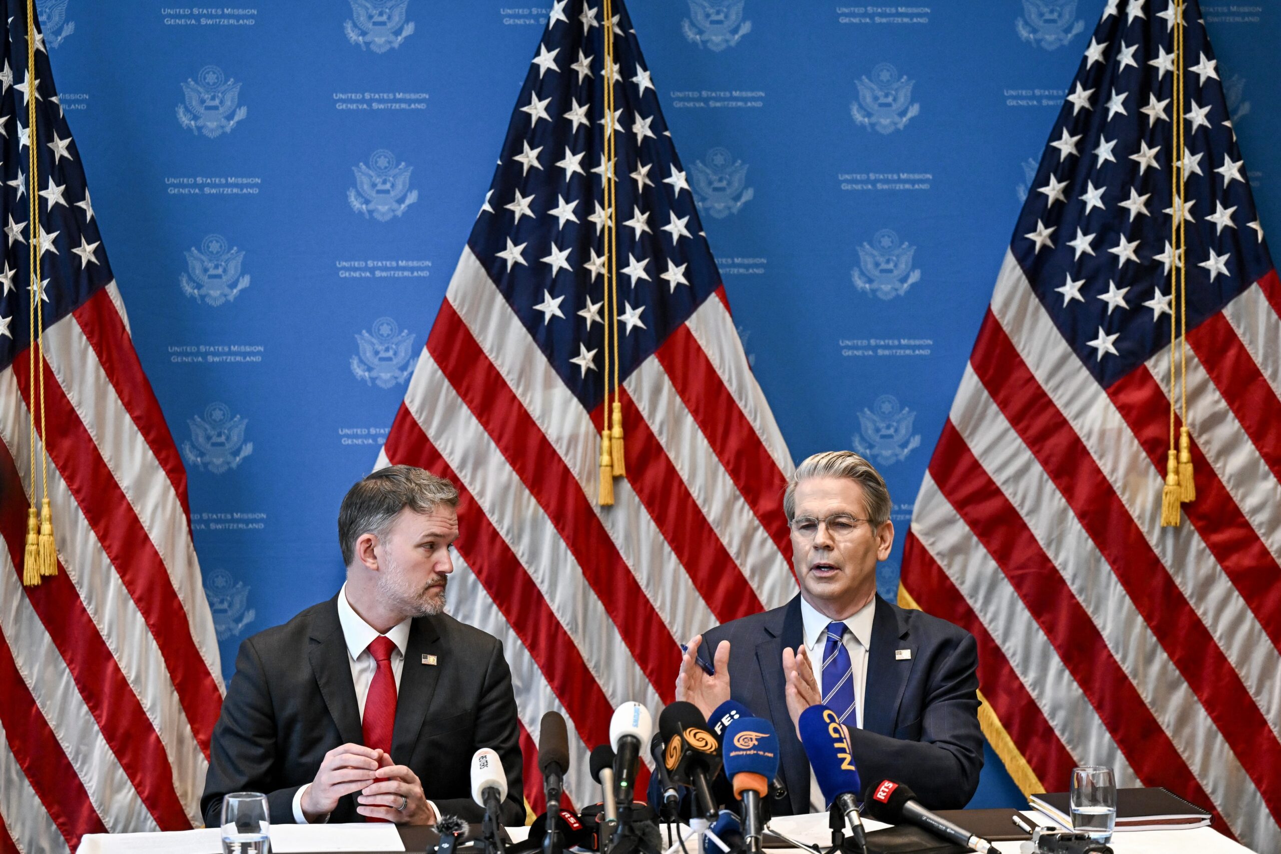 US-China trade deal, tariffs, Scott Bessent, Jamieson Greer, trade war, Geneva talks, Donald Trump, trade negotiations, global economy, financial markets, recession, US importers, Chinese exports, rare earth elements, two-way trade
