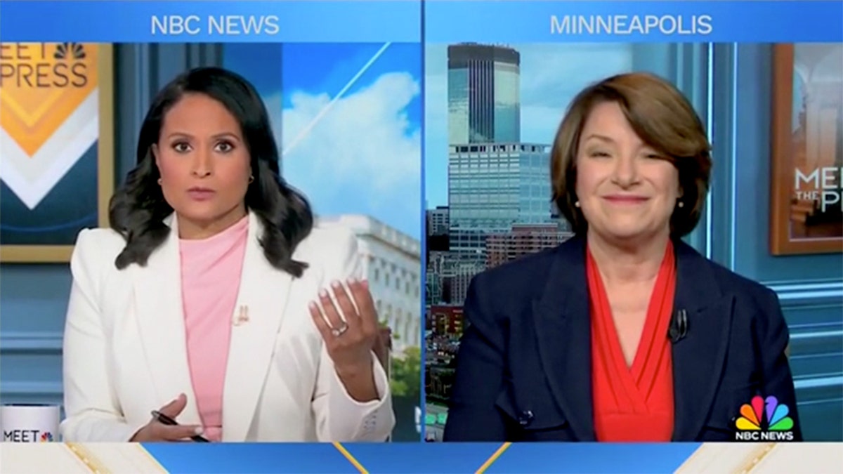Amy Klobuchar, Joe Biden, Kamala Harris, 2024 election, sexism, racism, Democratic Party, Kristen Welker, Meet the Press, CNN, Scott Jennings, The View, Navarro, Donald Trump, Angela Merkel, election analysis, political strategy, future of the Democratic Party.

