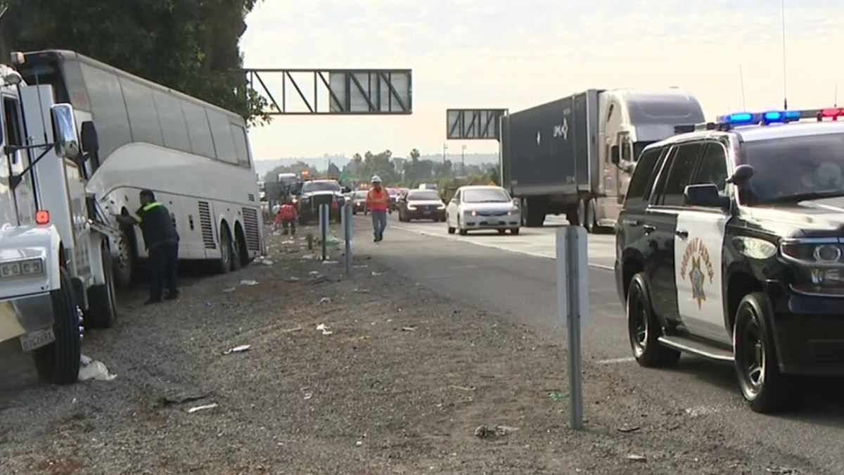 Mother's Day crash, Los Angeles, Highway 60, tour bus accident, fatal car crash, Nissan Pathfinder, California Highway Patrol, CHP, Morongo Casino, Koreatown, traffic accident, Stepheny Price, Fox News Digital.
