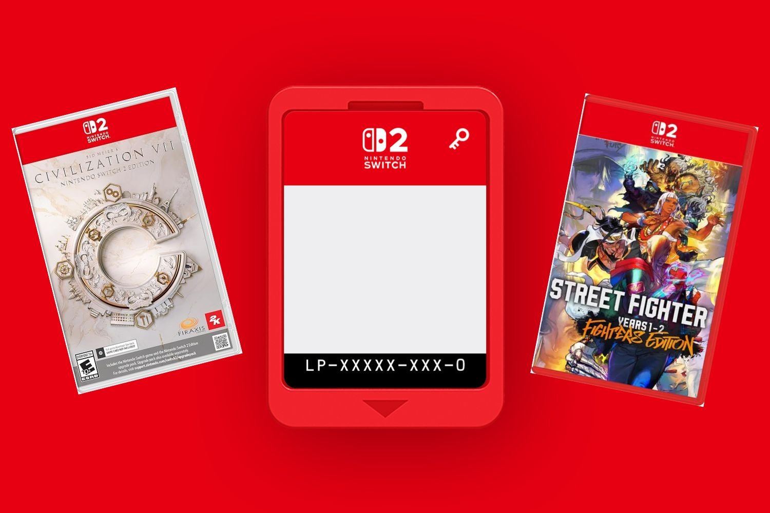 Switch 2, Nintendo, game cards, physical games, digital downloads, game-key cards, launch titles, third-party developers, Cyberpunk 2077, Mario Kart World, Yakuza 0, Hitman World of Assassination, Street Fighter 6, Civilization VII, Split Fiction, storage, microSD Express card, game preservation, eShop, Nintendo 3DS, Xbox 360, end-user agreement, Necrolipe, Arc System Works, Guilty Gear Strive, Physical Paradise, Nintendeal

