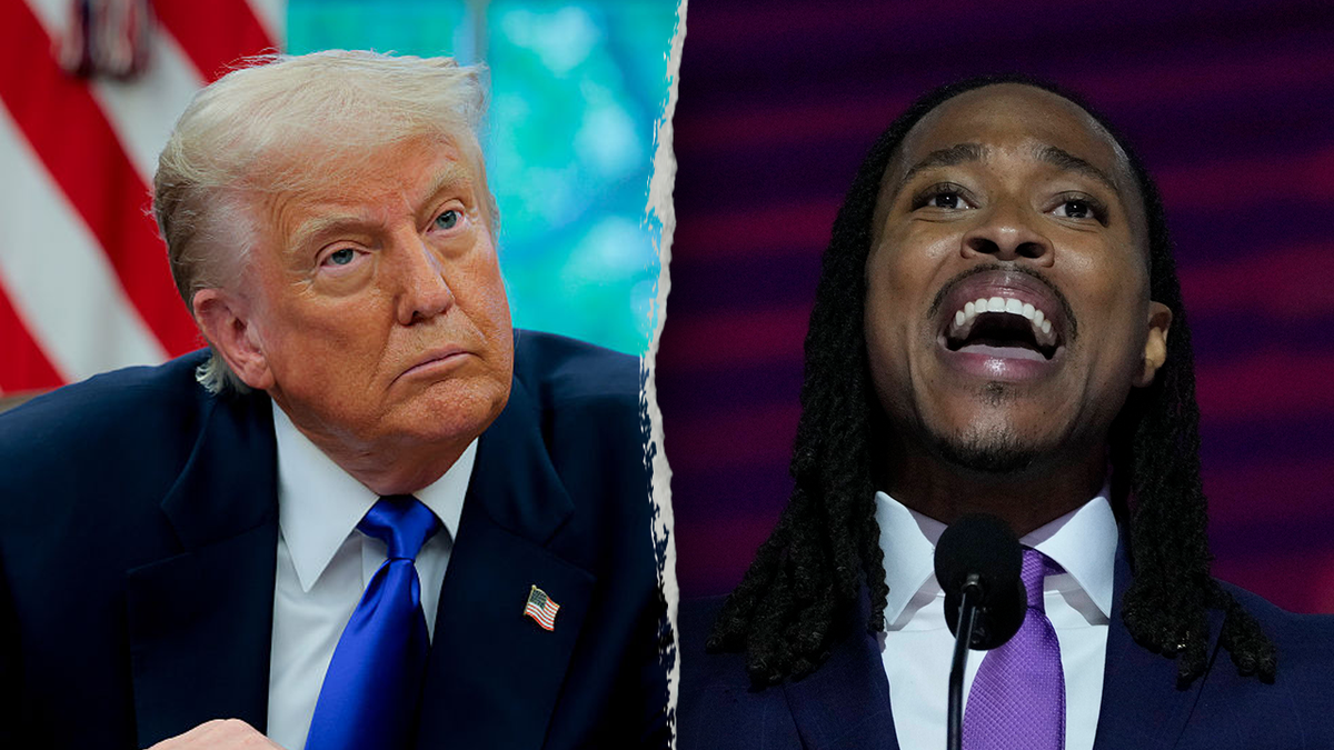 Malcolm Kenyatta, Donald Trump, Brian Fitzpatrick, DNC, Pennsylvania, politics, book burning, authoritarianism, DEI, climate change, gender ideology, Ras Baraka, ICE, John Fetterman, Timothy DeFoor, White House, Harrison Fields, radical base, election.
