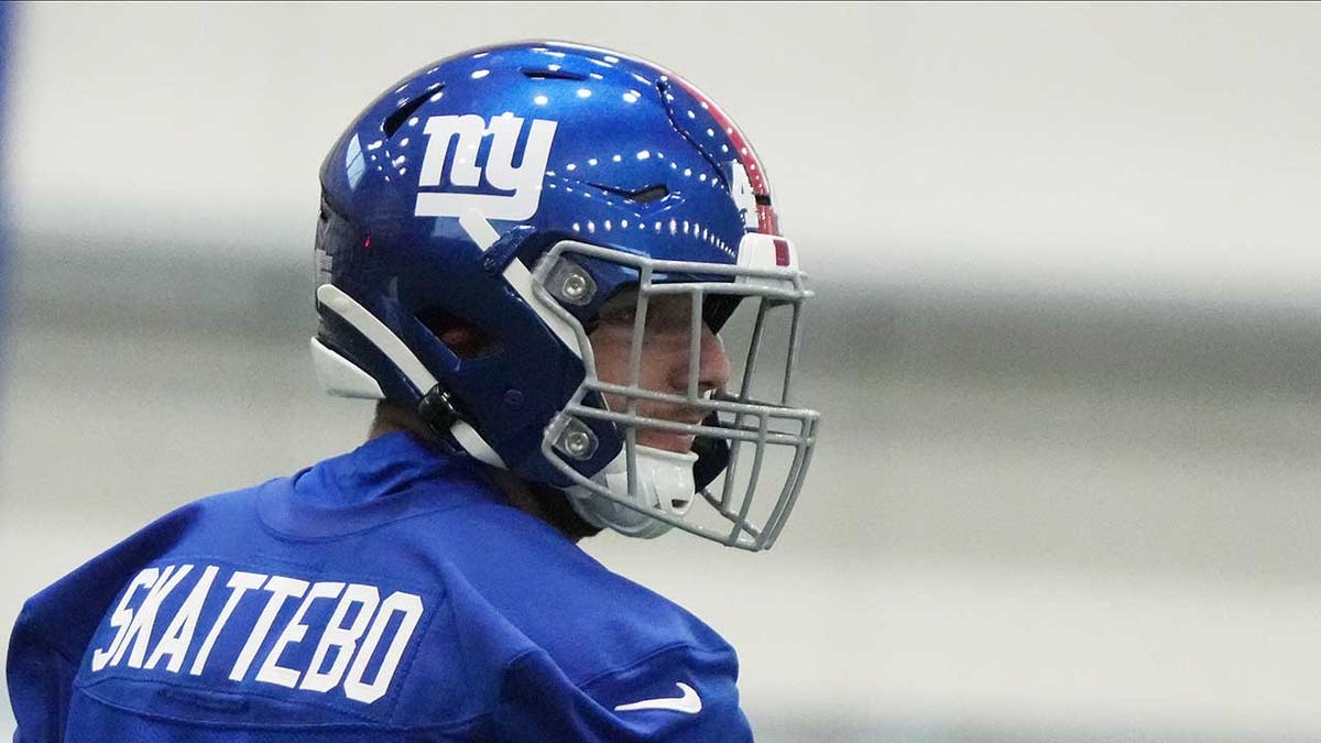 Cam Skattebo, New York Giants, NFL, rookie minicamp, running back, Arizona State, college football, Devin Singletary, Tyrone Tracy Jr., 2025 NFL season, football, sports
