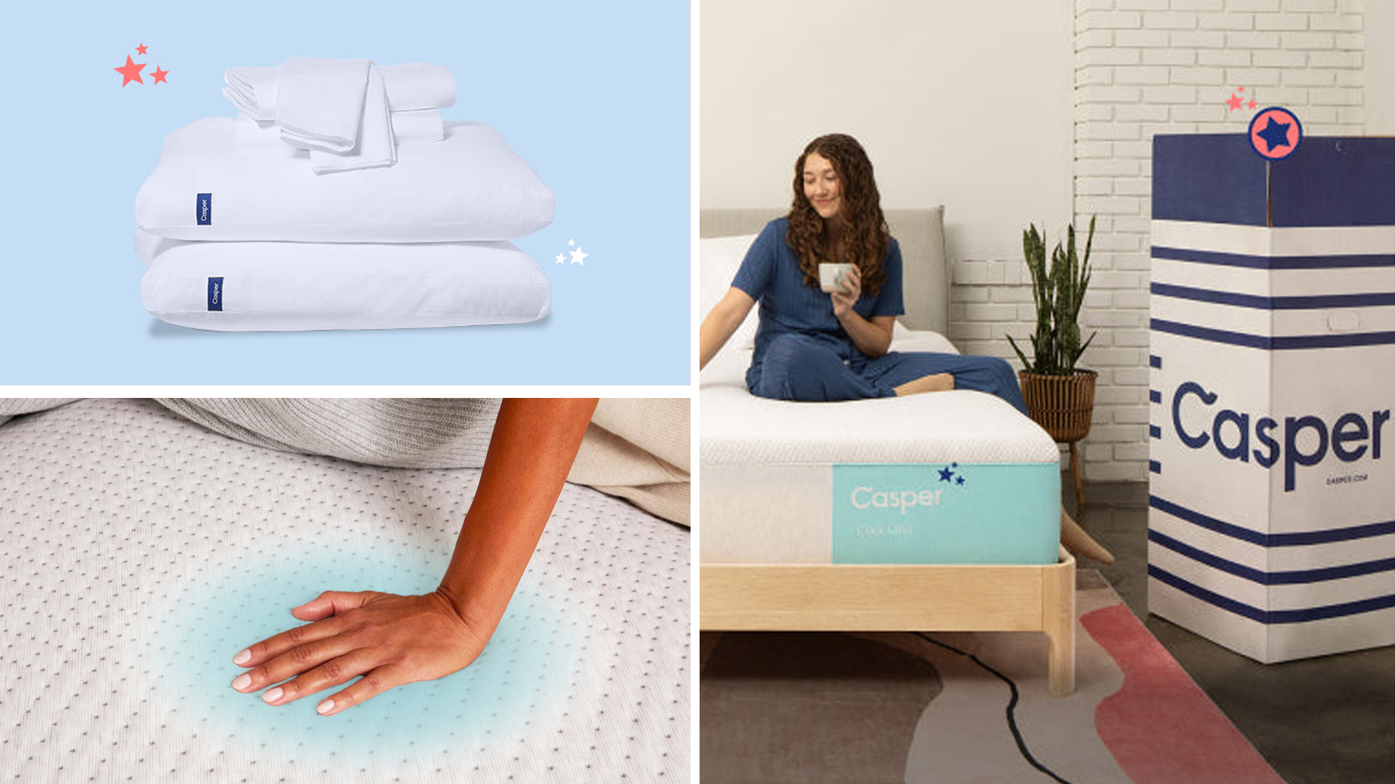 Memorial Day mattress sale, Casper mattress, mattress deals, memory foam mattress, hybrid mattress, bedding bundle, Casper pillow, mattress protector, Cocoon by Sealy, Leesa mattress, mattress foundation, mattress-in-a-box, sleep deals, Memorial Day 2025, mattress discount, home upgrade
