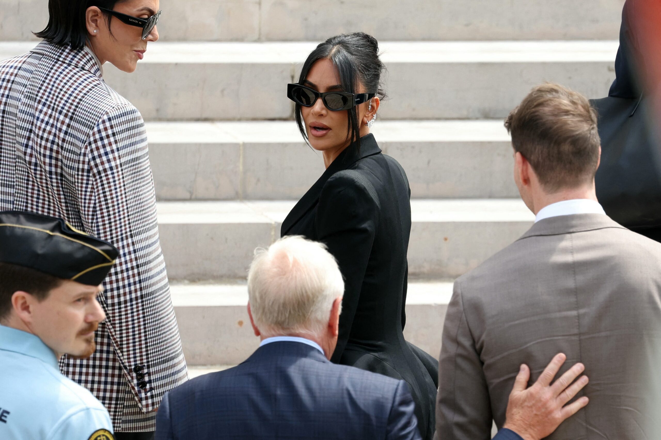 Kim Kardashian, Paris robbery, 2016 heist, jewelry theft, armed robbery, court testimony, Kris Jenner, Kourtney Kardashian, Ye, Kanye West, Simone Harouche, trial, kidnapping, post-traumatic stress, engagement ring, fashion week, luxury hotel, criminal court, sentencing.
