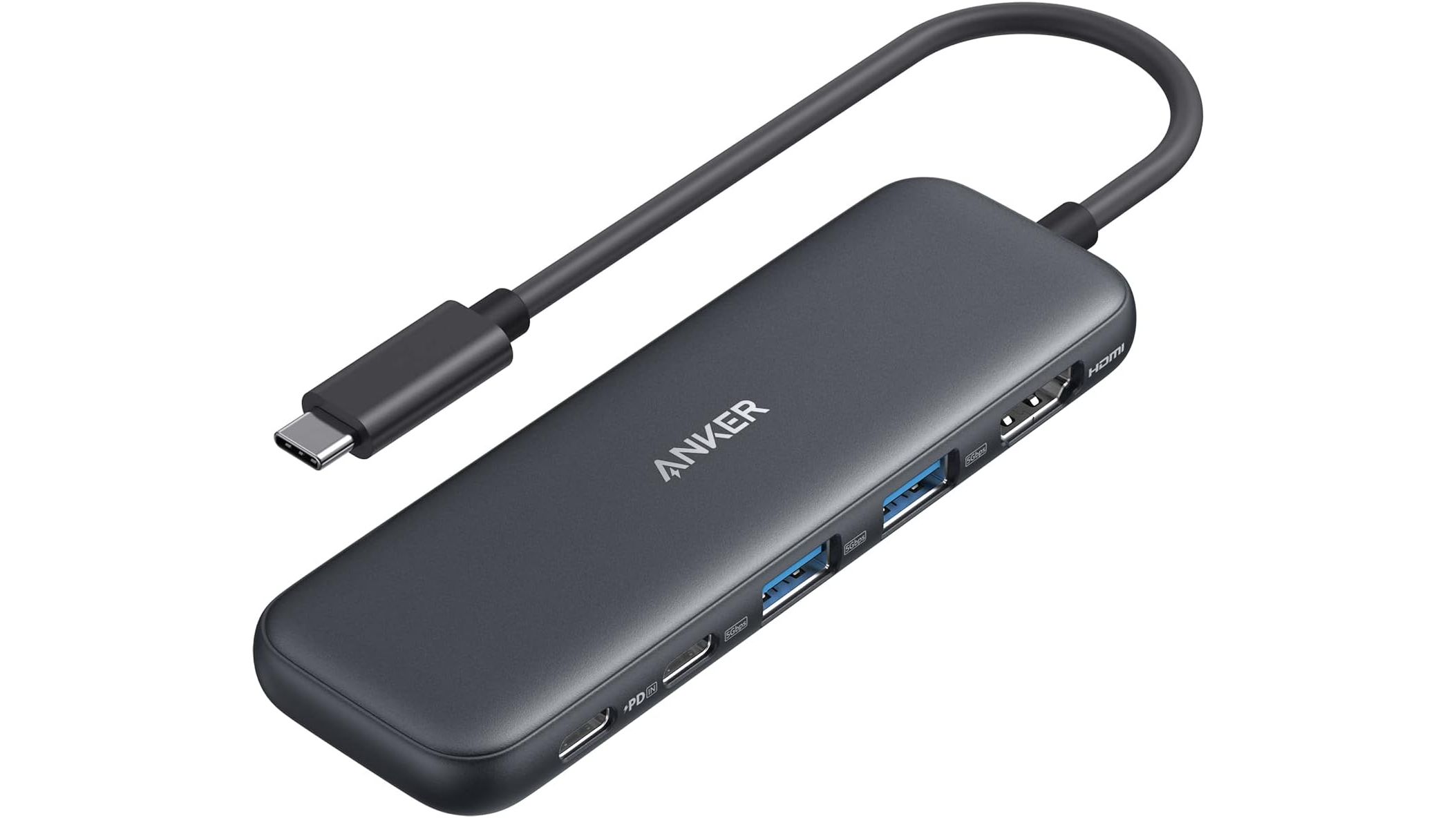 USB-C hub, Anker 5-in-1, USB hub, USB-C adapter, laptop accessories, Amazon deal, tech deals, 4K HDMI, USB-A, power delivery, fast charging, Gabriela, tech writing, product review, buying guide
