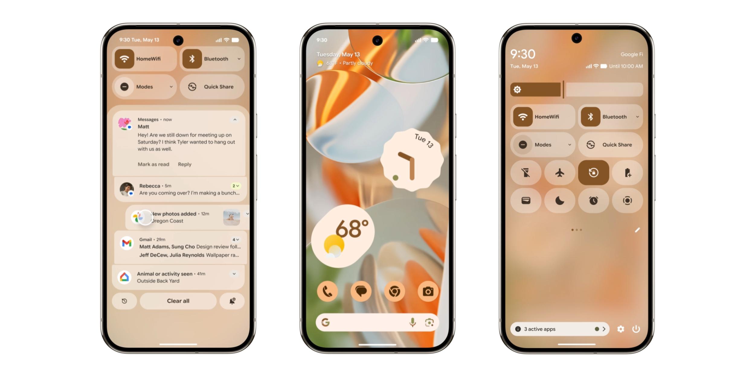 Android 16, Material 3 Expressive, Google, Pixel, redesign, UI, UX, user interface, user experience, design language, animations, haptic feedback, notifications, quick settings, status bar, widgets, Google Keep, Gemini, motion physics, typography, color themes, developers, app design
