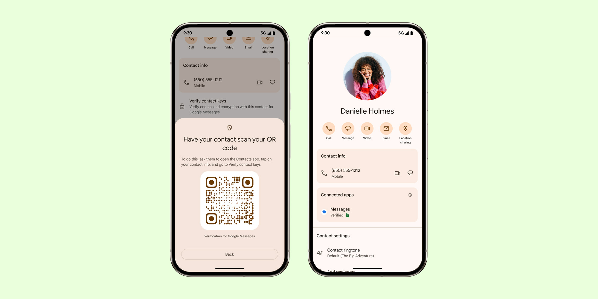 Google Messages, Key Verifier, Android security, message encryption, contact verification, messaging security, scam prevention, spoofing protection, compromised accounts, SIM swap attacks, end-to-end encryption, public key verification, private key verification, QR code scanning, verification number, Google Contacts, impersonation protection, Android 10
