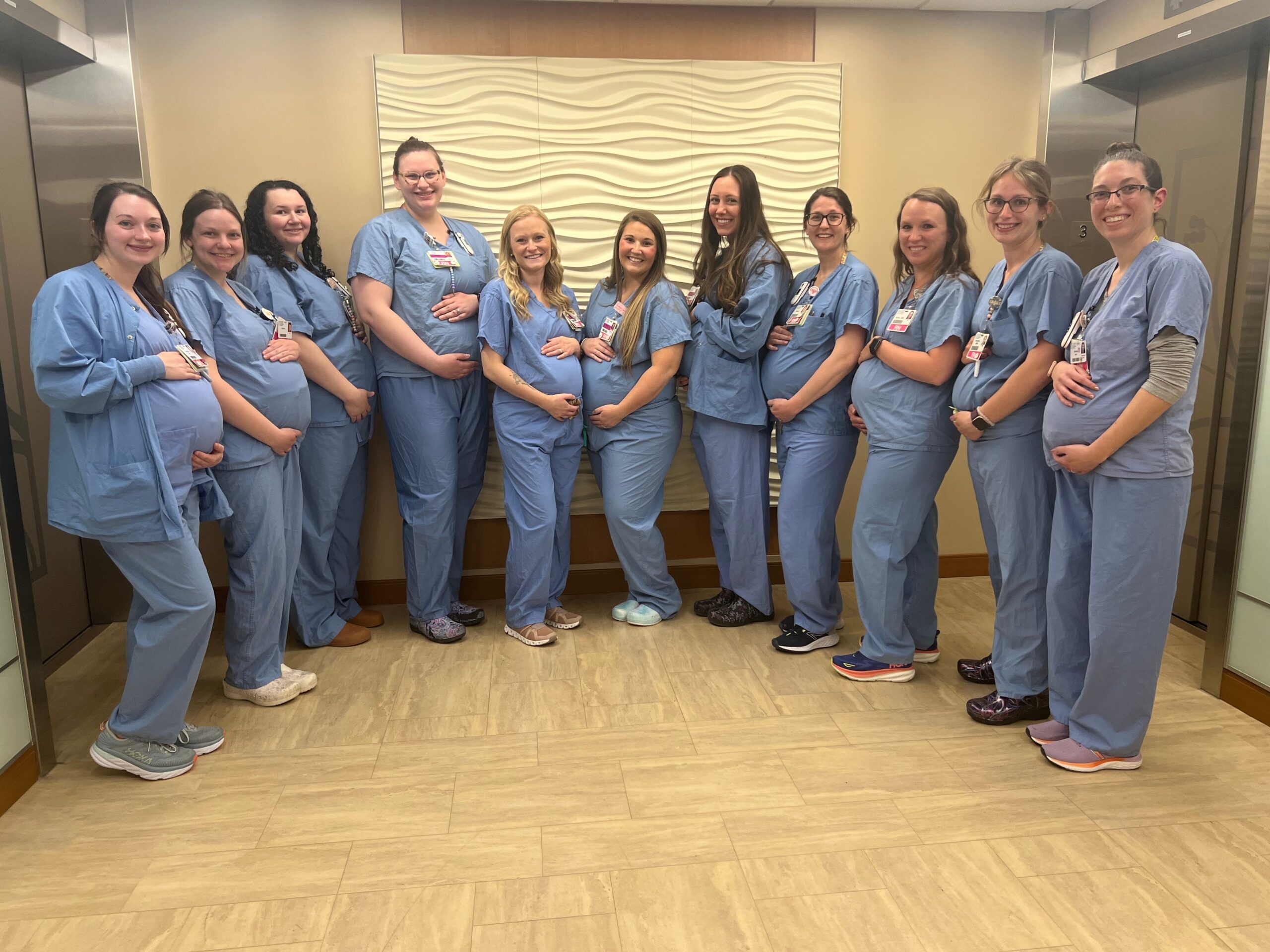 nurses, birthing center, pregnancy, mothers, HSHS St. Vincent Hospital, Green Bay, Women and Infant Center, first-time moms, Ashlyn Short, Ashley Schiles, baby experts, maternal health, Good Morning America, Greta Cross, USA TODAY, babies
