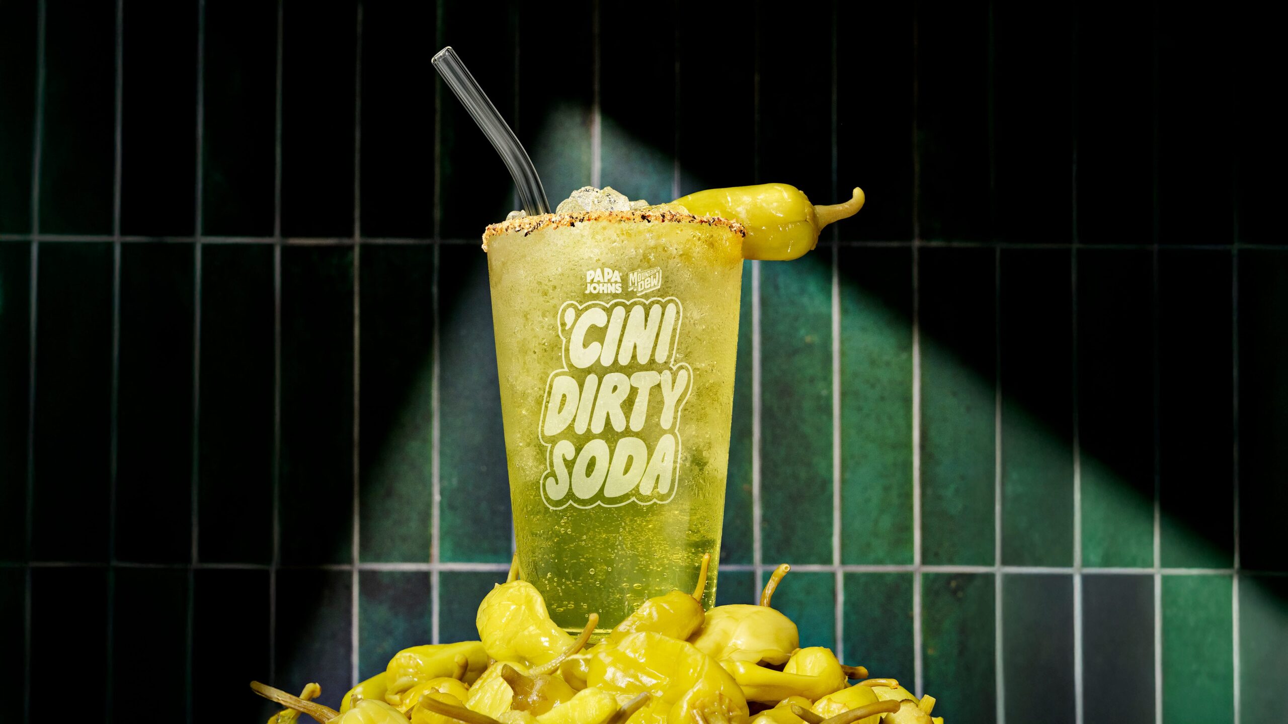 Papa Johns, Mountain Dew, Cini Dirty Soda, dirty soda, The Secret Lives of Mormon Wives, Hulu, pepperoncini, Papa Rewards, limited-edition kit, Swig, Olivia Rodrigo, TikTok, St. George Utah, Mormon, caffeinated drinks, news, recipe
